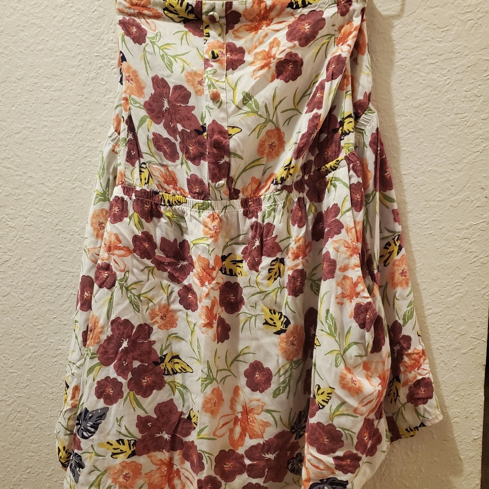 Floral tube top